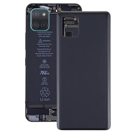 Samsung Galaxy Note10 Lite Back Cover for Everyday Phone Protection - replacement black back cover protecting from scratches and dust