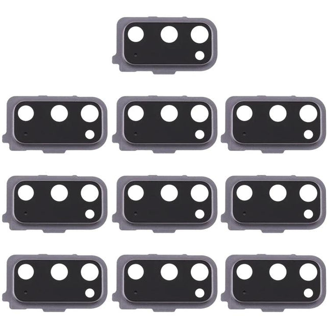 Replacement Camera Lens Covers for Samsung Galaxy S20 Daily Protection - pack of 10 black camera lens covers for S20