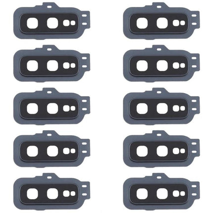 Samsung Galaxy S10e Camera Lens Covers for Everyday Phone Use - pack of 10 black replacement lens covers for damaged or scratched phone cameras