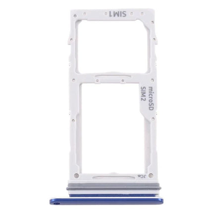 Essential Samsung SIM Card Tray for Daily Mobile Essentials - white dual SIM and microSD replacement tray for Samsung phones