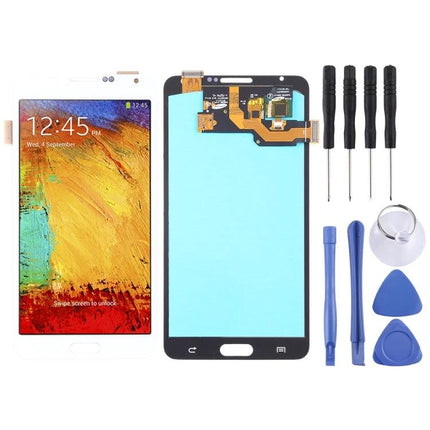 Essential Screen Replacement for Samsung Galaxy Note 3 Daily Use - LCD digitizer assembly and repair tool kit, white front panel