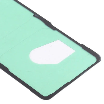 Adhesive for Samsung Galaxy Note20 Back Cover Repairs - green pre-cut adhesive sheet for securing Note20 rear housing