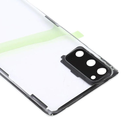Samsung Galaxy S20 Back Cover for Daily Phone Protection clear replacement housing with black camera cutout for cracked or scratched back