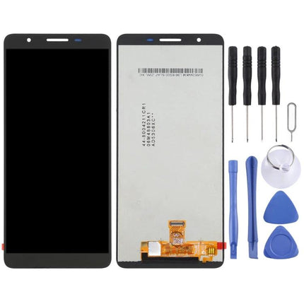 Samsung Galaxy A01 Core Replacement Screen for Daily Device Use - black LCD digitizer repair kit with tools