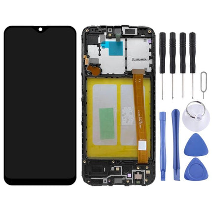 Samsung Galaxy A20e Screen Replacement for Daily Smartphone Use — LCD touch screen digitizer with frame and tool kit