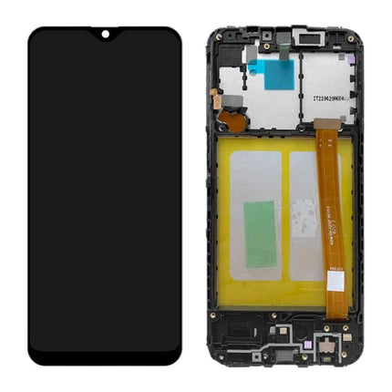Samsung Galaxy A20e Screen Replacement for Daily Smartphone Use - LCD digitizer assembly with frame, front and back view
