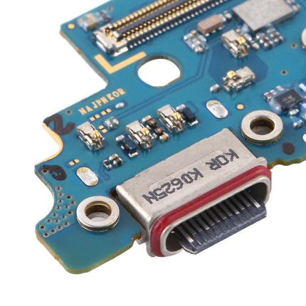 Samsung Replacement Charging Port for Daily Phone Essentials - close-up of Galaxy S20+ charging port and PCB