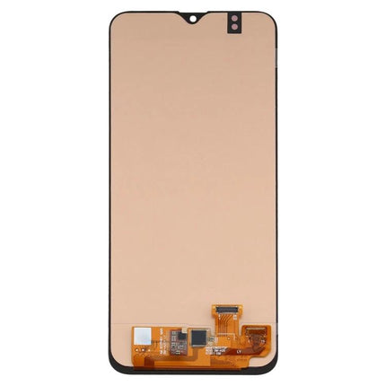 Replacement Screen for Samsung Galaxy A20 in Daily Use - front LCD replacement assembly for cracked display, with flex cable and camera cutout