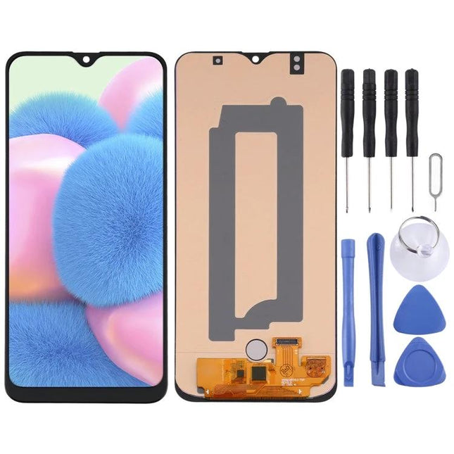 Samsung Galaxy A30s Replacement Screen for Daily Phone Use - full assembly with tools for cracked screen repair