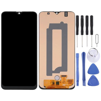 Samsung Galaxy A30s Replacement Screen for Daily Phone Use - black display assembly with tools kit