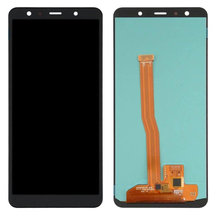 Samsung Galaxy A7 (2018) Screen Replacement for Daily Phone Use - LCD and digitizer assembly showing front and back
