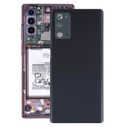 Alt Tag: Keep Your Samsung Galaxy Note20 Safe in Daily Use - replacement back cover showing Note20 internal frame and new black back housing