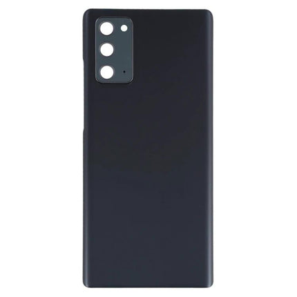 Keep Your Samsung Galaxy Note20 Safe in Daily Use — matte black replacement back cover for Samsung Galaxy Note20, restores look and basic protection