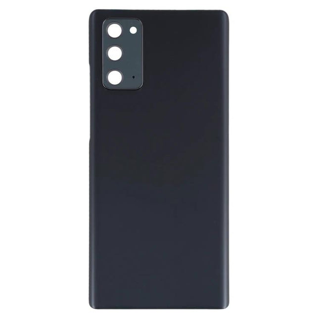 Keep Your Samsung Galaxy Note20 Safe in Daily Use — matte black replacement back cover for Samsung Galaxy Note20, restores look and basic protection