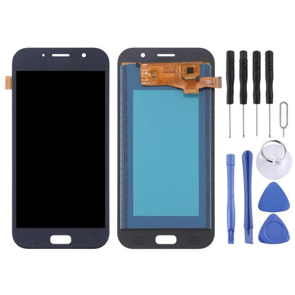 Daily Use Screen Assembly for Samsung Galaxy A7 2017 replacement LCD and digitizer with repair tools kit, black