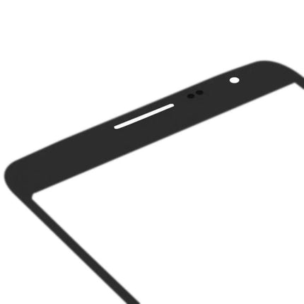 Replacement Glass Lens for Samsung Galaxy Note 4 Daily Use - black front outer glass lens with speaker and camera cutouts