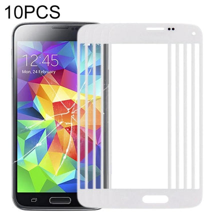 Replacement Glass for Samsung Galaxy S5 Mini Daily Repairs - white front glass screen replacement shown with phone