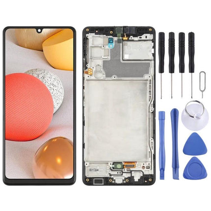 Samsung Galaxy A42 5G Screen for Everyday Phone Repairs replacement assembly with tools, LCD and touch digitizer with frame