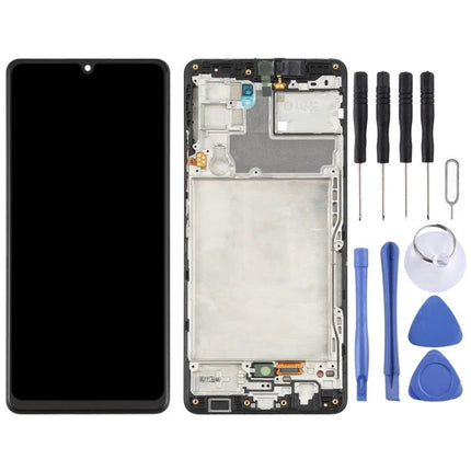 Samsung Galaxy A42 5G Screen for Everyday Phone Repairs - replacement LCD touch digitizer with frame and repair tools