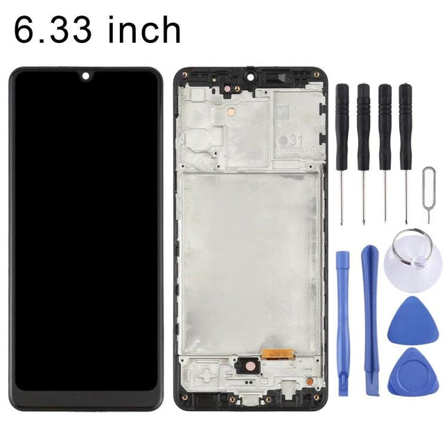 Samsung Galaxy A31 Screen Assembly for Daily Phone Use replacement OLED LCD and touch digitizer with tools kit, 6.33 inch