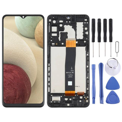 Replacement LCD screen for Samsung Galaxy A32 5G daily use - full screen, digitizer and frame assembly with repair tools