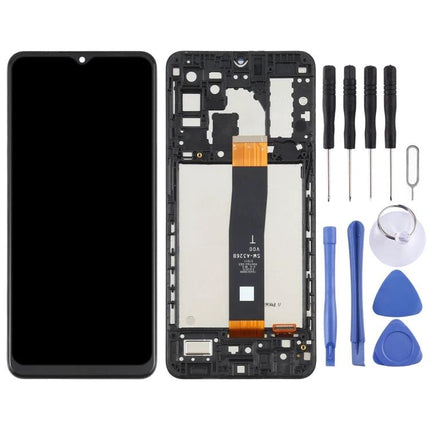 Replacement LCD screen for Samsung Galaxy A32 5G daily use - full assembly with tools, touch digitizer and frame for quick phone repair