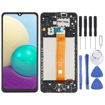Keep Your Samsung Galaxy A02 Functional for Daily Use replacement LCD screen and touch digitizer assembly with repair tools kit