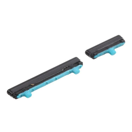 Samsung Replacement Buttons for Daily Phone Operations - black volume and power button set for Galaxy S21+ 5G, close-up of replacement parts