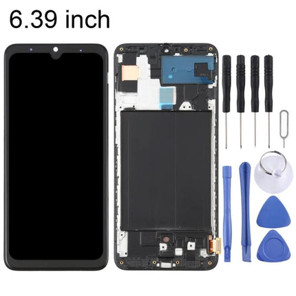 Samsung Galaxy A70 Replacement Screen For Everyday Phone Use - 6.39 inch LCD digitizer assembly with tools and frame