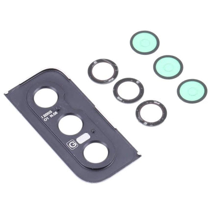 Replacement Camera Lens Cover for Samsung Galaxy S21 Daily Use - black rear camera lens cover and glass rings for clear photos