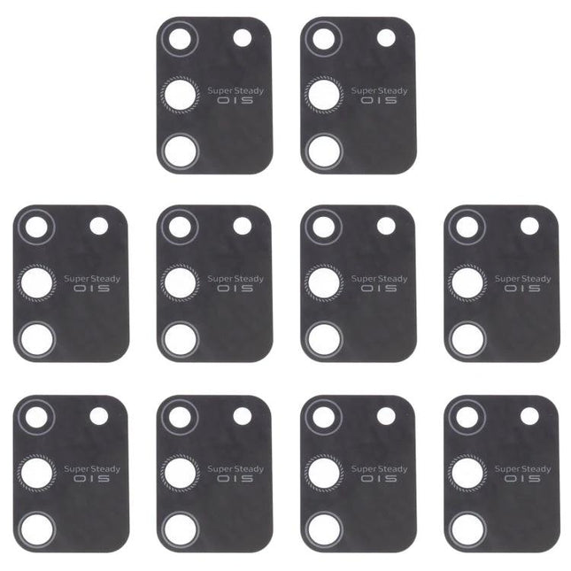 Replacement Back Camera Lens for Samsung Galaxy S10 Lite Everyday Use - pack of 10 black replacement back camera lens covers