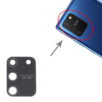 Replacement Back Camera Lens for Samsung Galaxy S10 Lite Everyday Use - black replacement lens cover for rear camera module