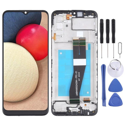 Samsung Galaxy A02s Replacement Screen for Daily Phone Use - LCD and digitizer assembly with repair tools