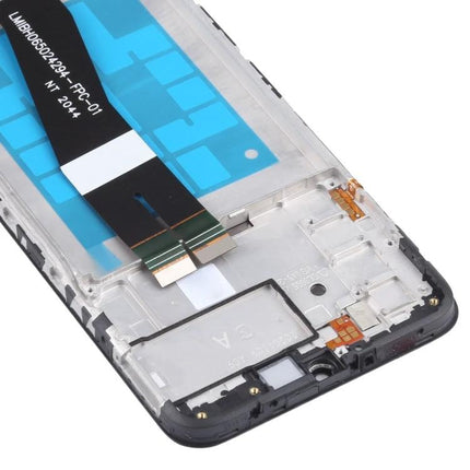 Samsung Galaxy A02s Replacement Screen for Daily Phone Use - LCD digitizer assembly showing connectors and frame