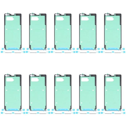 Samsung Galaxy S10 5G Front Housing Adhesive for Phone Repairs adhesive strips shown in rows for front housing replacement