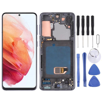 Keep Your Samsung Galaxy S21 Functional for Everyday Tasks replacement LCD screen assembly with tools, touch digitizer and components