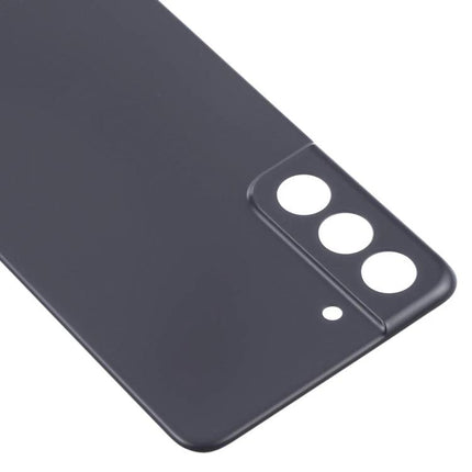 Keep Your Samsung Galaxy S21 FE Phone Safe In Daily Use — matte black replacement back cover with triple camera cutouts