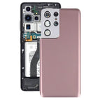 For Samsung Galaxy S21 Ultra 5G(with Camera Cover) / Brown