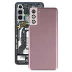 For Samsung Galaxy S21+ 5G(with Camera Cover) / Brown
