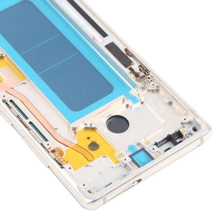 Keep Your Samsung Phone Screen Ready for Daily Tasks replacement Samsung Galaxy Note 8 screen assembly showing internal frame and connectors