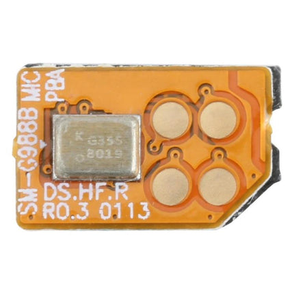 Samsung Galaxy S20 Ultra Microphone Repair for Daily Calls replacement flex cable showing microphone module and contacts