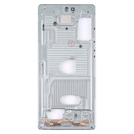 Samsung Galaxy Note20 Frame Replacement for Daily Repairs - silver middle frame bezel replacement for scratched or cracked phones