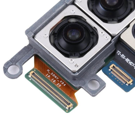 Keep Your Samsung Galaxy S20+ Ready for Daily Photos with Replacement Camera Set - close-up of replacement camera module and flex cable for S20+