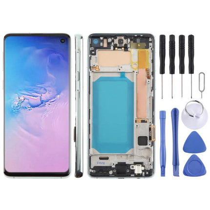 Samsung Galaxy S10 Replacement Screen for Daily Phone Use - full assembly with tools for cracked display repair