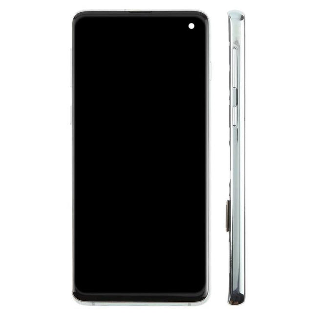 Samsung Galaxy S10 Replacement Screen for Daily Phone Use - front and side view of replacement display assembly
