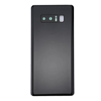 Back Cover with Lens Protection for Daily Smartphone Use - black replacement case for Samsung Galaxy Note 8 protecting camera lens and back from scratches