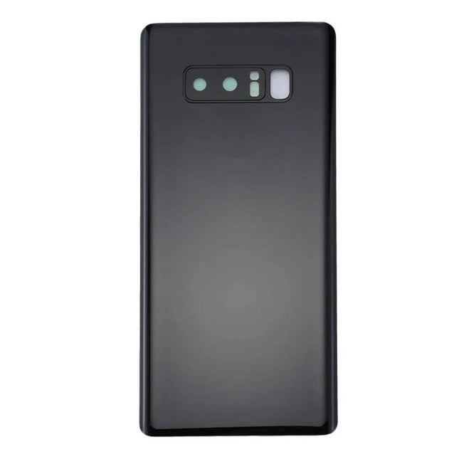 Back Cover with Lens Protection for Daily Smartphone Use - black replacement case for Samsung Galaxy Note 8 protecting camera lens and back from scratches