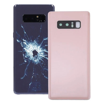 Back Cover with Lens Protection for Daily Smartphone Use - pink replacement case for Samsung Galaxy Note 8 protecting camera lens and back from scratches