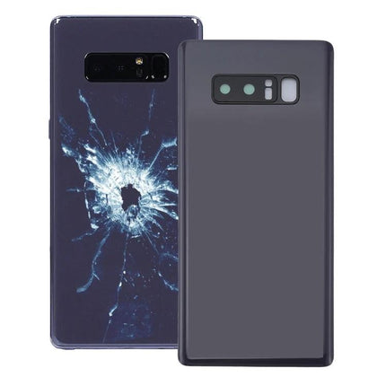 Back Cover with Lens Protection for Daily Smartphone Use - matte gray replacement for Samsung Galaxy Note 8 protecting camera and back from scratches
