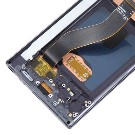 Samsung Galaxy Note10 Screen for Everyday Phone Repairs replacement LCD and touch digitizer showing internal connectors